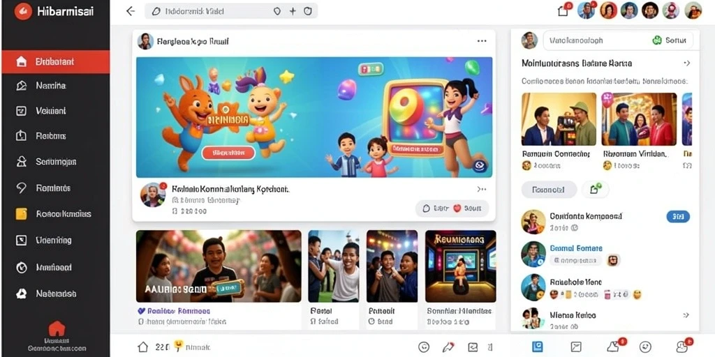 Screenshot dari mode permainan seru di MERAHTOTO.