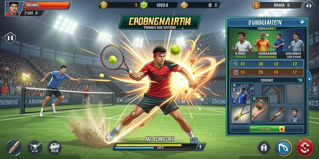Kompetisi antar teman yang menantang.